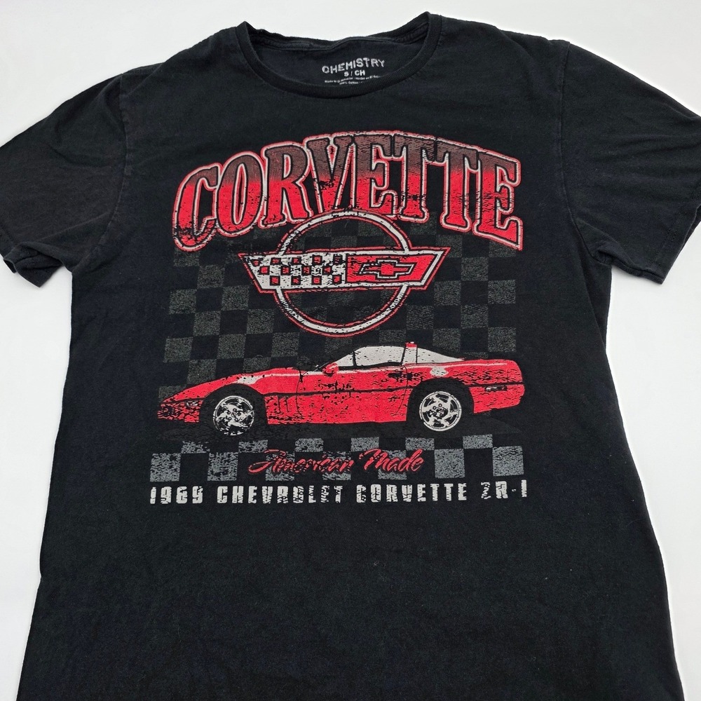 Graphic Tee Kids Small Black 1989 Chevrolet‎ Corvette ZR-1 Playwear